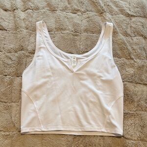 Lululemon Athletica White Tank Top